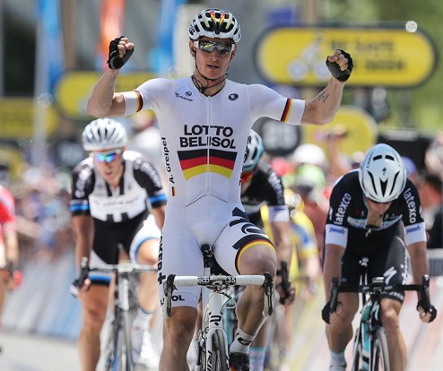 Andre Greipel wins stage 6 Tour down under