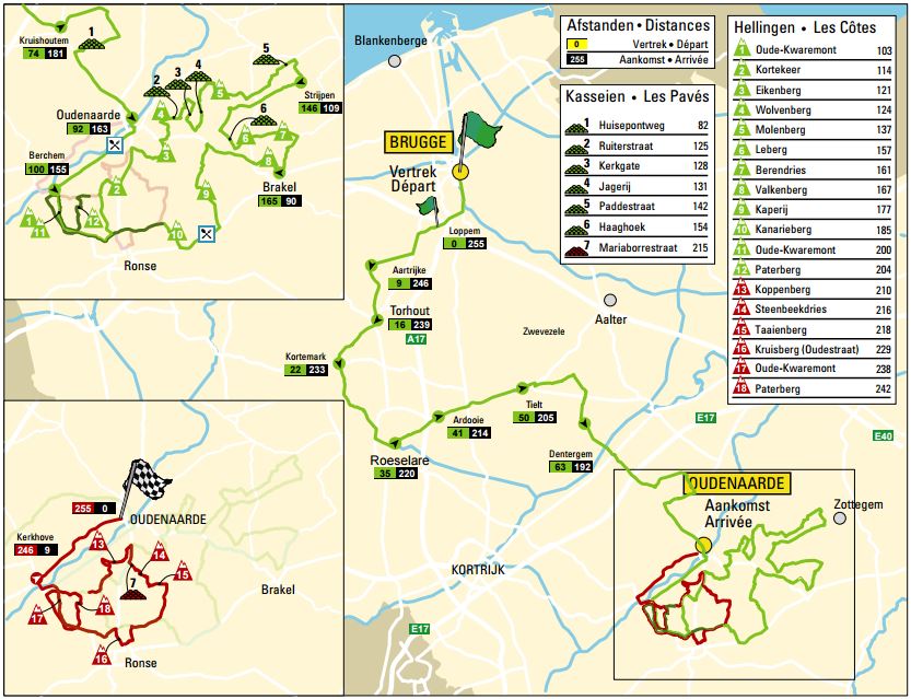 Ronde 2016 map