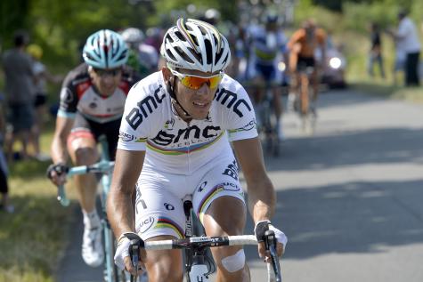 phillipe Gilbert on Mont Ventoux