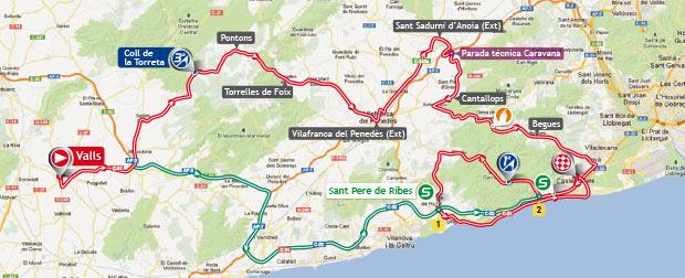 vuelta stage 13 map
